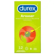 24, 36, 48 pcs. DUREX AROUSER - AROUSE ME- TICKLE ME - Condoms - Ribbed -