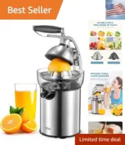 Electric Citrus Juicer Squeezer, Electric Juicer for Orange, Lemon and Limes ...