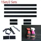 Black Nylon Car Trunk Bag Bandage Tape Magic Buckle Fire Extinguisher Holder