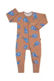 [Bonds] Bonds Newbies Zip Cotton Wondersuit in Music Madness Size: Newborn Newborn Music Madness