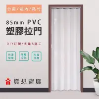 在飛比找Yahoo!奇摩拍賣優惠-▒簾想窗簾▒ 台南 拉門王 85mm PVC 塑膠拉門 DI