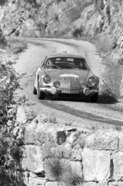 Gerard Larousse Marcel Callewaert Alpine A110 1967 Rally Car Old Photo 6