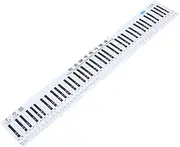 JEWEDECO Piano Keyboard Teaching Paper 1:1 Keyboard Wall Chart for Beginners Music Learning Aid