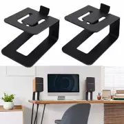 Desktop Speaker Stands Pair Anti Slip Heavy Duty Metal Studio Monitor Stands
