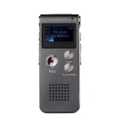 Voice Record Mini 8GB Digital Sound Audio Recorder Dictaphone MP3 Player(Gray)
