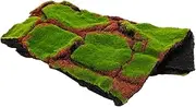Kisangel Artificial Moss Fake Lawn Decorative Faux Turf Micro Landscape Accessory Flocking Material for Plant Wall Greenery Home Decoration