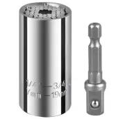 Hanpure Universal Socket Tool - Set With Power Drill Adapter (7-19mm)