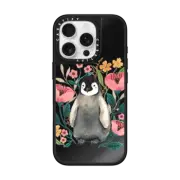 iPhone 16 Pro Mirror Case MagSafe Compatible Cute Penguin