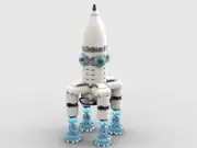 LEGO MOC Custom Rocket Space PDF Building Instructions!