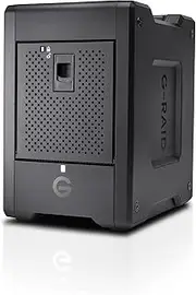 SanDisk Professional 104TB G-RAID Shuttle 4 - Enterprise-Class 4-Bay External Hard Drive, Thunderbolt 3 and USB-C, Transportable, Hardware RAID - SDPH34H-104T-NBAAB