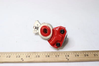 Emergency Glad Hand with Cast Aluminum Poly Emer Red