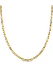 10K Italian Gold Franco Link Chain Necklace