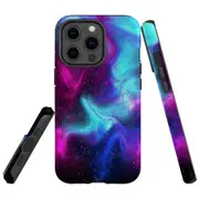 For Apple iPhone 13 Pro Max Case, Armour Back Cover, Abstract Galaxy
