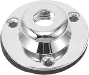 Yardwe 1 Set Three Hole Design Silver Tail Pin for Guitar and Bass Pickup with Mounting Screws Easy Installation for Electric and Acoustic Instruments Enhanced Tonal and Performance