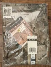 *NEW* XXL 2XL Vtg Carhartt K285CAP Realtree AP Long Sleeve Pocket Shirt Camo