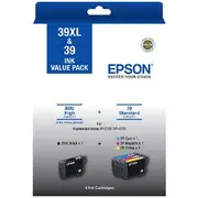 Epson 39/39XL Black and Colour Cartridges 4 Pack