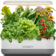 inBloom 12 Pods Hydroponics Growing System Indoor Garden with LED Grow Light and
