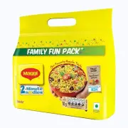 MAGGI 2-minute Instant Noodles Masala Noodles Goodness of Iron Family Pack of 12