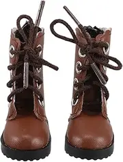 TOBBOMEY 2pcs Doll Shoes Clothes for Plushies Christmas Doll Accessories Doll Shoes Stuffed Animal Clothes Snowman Doll Babydoll Shoes Doll Charms Doll Parts Doll Black Boots