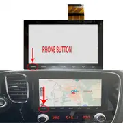 Touch Screen Digitizer For Mitsubishi Outlander NR~201 REPLACEMENT LCD glass 8740A046 8740a130 8740A100 8740A098 8740A104 C version
