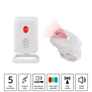 Shop Door Entry Chime Alert PIR Wireless Visitor Alarm Motion Sensor Detector AU