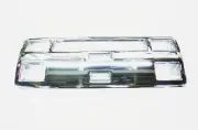 Ford Deluxe Chrome Instrument Cluster Bezel Trim Panel 1940