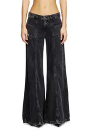 [Diesel] Diesel - Flare Jeans - D-Akii - Jeans - Woman - Black 29 Black