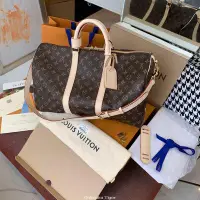 在飛比找Yahoo!奇摩拍賣優惠-二手Louis Vuitton LV Keepall Ban