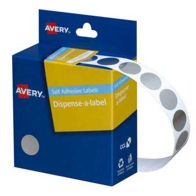 Avery Self Adhesive Dot Labels 14mm 500 Pieces Perfect For Colour Coding System