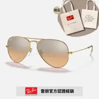 在飛比找PChome24h購物優惠-【RayBan 雷朋】飛行員太陽眼鏡(RB3025-001/