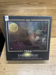 New Thomas Kinkade Painter of Light Special Edition 750 Piece Metallic Puzzle