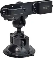 [YNIBST] 2-in-1 Portable Handheld Radio Mount, Dashboard/Windshield Walkie Talkie Adjustable Suction Cup Belt Clip Mount Bracket for BaoFeng Radio HT &Speaker Microphone