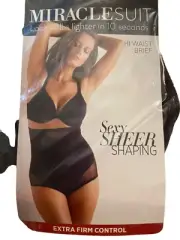 Miraclesuit Shapewear Extra Firm Sexy Sheer Shaping Hi-Waist Brief - 2785