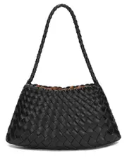 Tiffany & Fred Paris Hand-Woven Leather Shoulder Bag