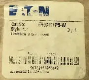 EATON CUTLER HAMMER E50AR1P5 W 600 VAC R300 E50 Series Limit Switch E50AR1P5-W