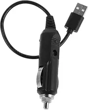 GANAZONO Uninterruptible Power Tools Socket to Car Seat Massager for Vehicle to Cigarette Lighter Plug Car Power Adapter to Cigarette Lighter High Power Ft Black Plastic