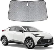 OTTO Shade 6 Layers Thick WindScreen Sunshade for Toyota C-HR CHR 2023-2024 Premium UV Protection Foldable Windshield Sun Visor Heat Shield Cover Make Car Cooler