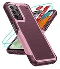 for Samsung Galaxy [A23] [A32] [A13] 5G Phone Case: with 2 Pack Red Pink