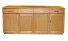 ANYA SOLID Victorian Ash Buffet Sideboard 4 Doors 4 Drawers