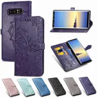 在飛比找ETMall東森購物網優惠-適用于三星note8手機殼曼陀羅三星note9保護皮套Gal