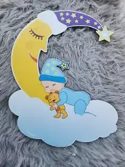 nursery room decor , moon light, Wall decals , baby boys