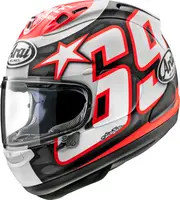 Arai RX-7V Evo Hayden Reset, full face helmet , color: Black/White/Red , size: S