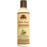OKAY African Black Soap Leave In Conditioner, 8 Fluid Ounce