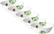 [CORELLE] J418-BBFL CP-1713 Medium Bowl, Set of 5, Dishes, Plates, Break-Resistant, Lightweight, Microwave Safe, Oven Safe, Dishwasher Safe, Bombon Flail