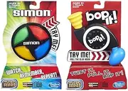 Simon Micro Series Game + Bop It Micro Series Game - Bundle of 2 Games