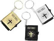 [Operitacx] 3 Pack Miniature Keychains Mini Purse Keychain Religious Decorations Faithful Keepsakes Craft Supplies