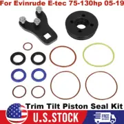 For Evinrude Trim Tilt Piston Seal Kit With End Cap,Wrench E-tec 75-130hp 05-19
