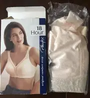 Playtex 18 Hour Original Comfort Strap Soft Cup Bra Natural Beige 40 D NIP