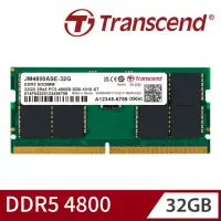 在飛比找momo購物網優惠-【Transcend 創見】JetRam DDR5 4800