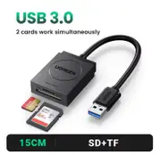 Card Reader 4-in-1 USB3.0/USB-C SD Micro SD TF CF MS Compact Flash Card Adapter for Laptop PC Multi OTG Smart Card Reader USB3.0 2-in-1